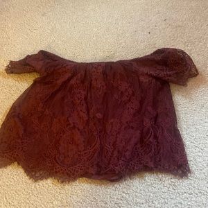 American Eagle XS strapless shirt